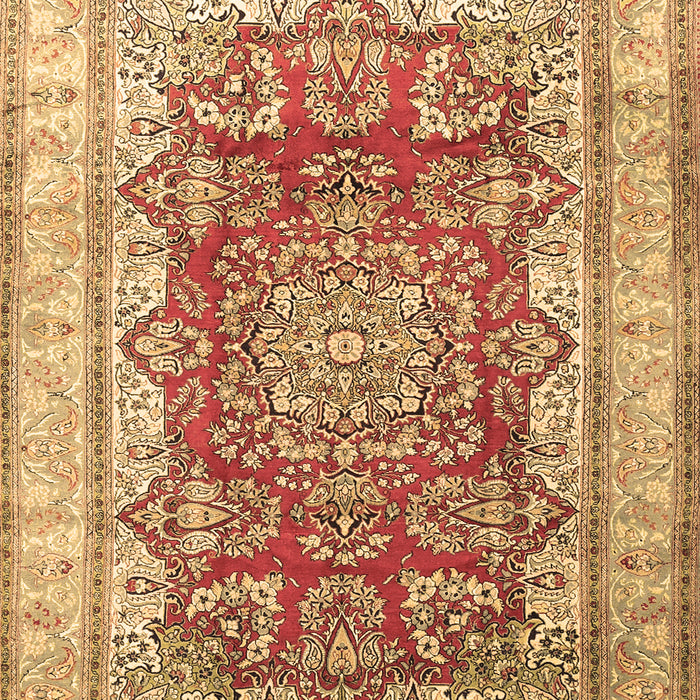 Machine Washable Persian Brown Traditional Rug, wshtr1094brn