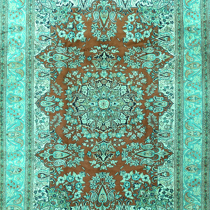 Persian Turquoise Traditional Rug, tr1094turq