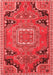 Medallion Red Traditional Area Rugs
