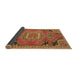Sideview of Medallion Brown Traditional Rug, tr1095brn