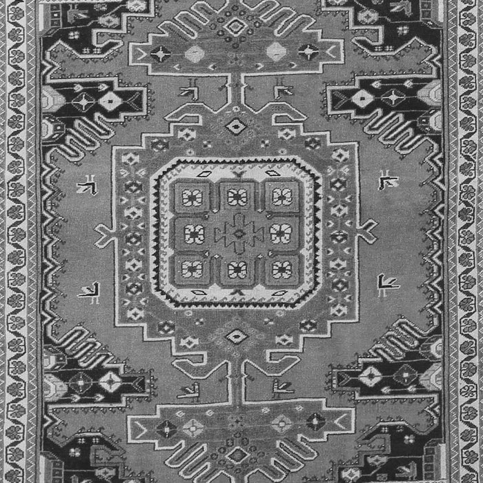 Medallion Gray Traditional Rug, tr1095gry