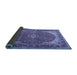 Sideview of Medallion Blue Traditional Rug, tr1096blu