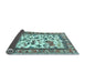 Sideview of Animal Light Blue Traditional Rug, tr1097lblu