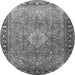 Machine Washable Persian Gray Traditional Rug, wshtr1099gry