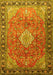 Machine Washable Persian Yellow Traditional Rug, wshtr1099yw