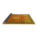 Sideview of Persian Yellow Traditional Rug, tr1099yw