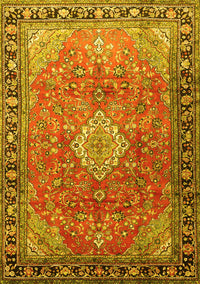 Persian Yellow Traditional Rug, tr1099yw