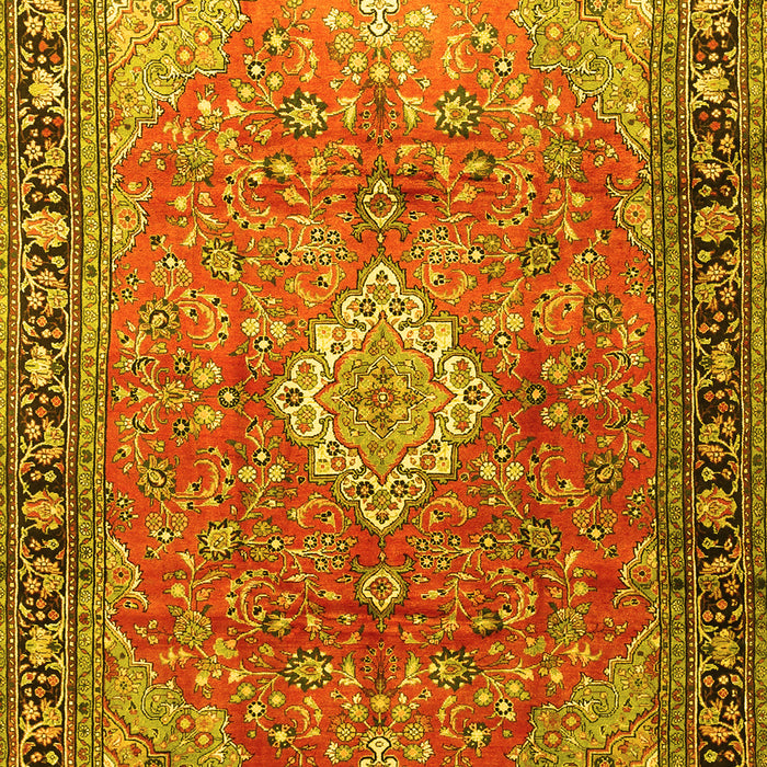 Persian Yellow Traditional Rug, tr1099yw
