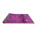 Sideview of Persian Purple Traditional Rug, tr109pur