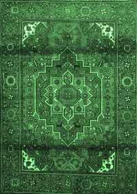 Persian Emerald Green Traditional Rug, tr109emgrn