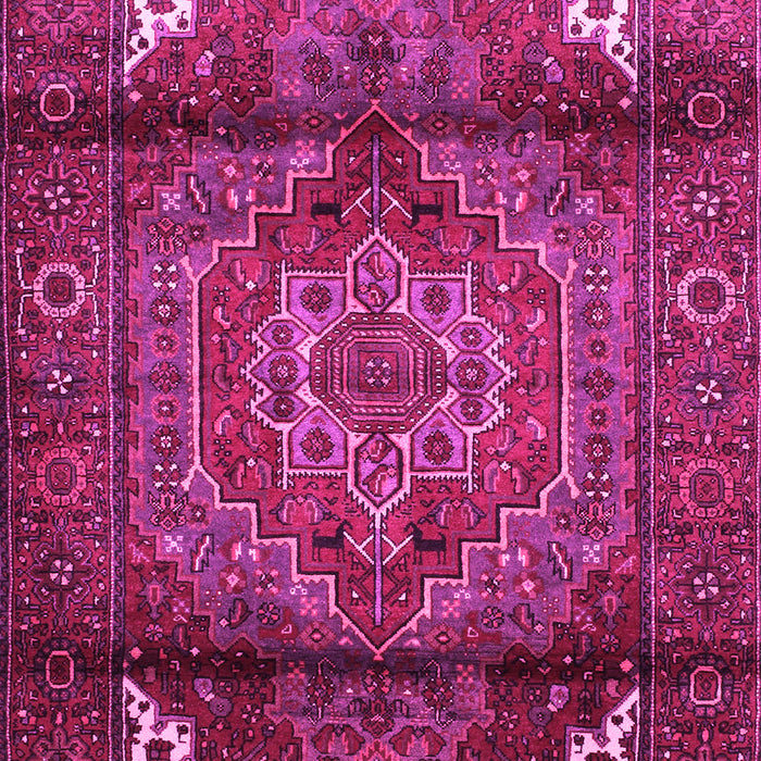 Machine Washable Persian Pink Traditional Rug, wshtr109pnk
