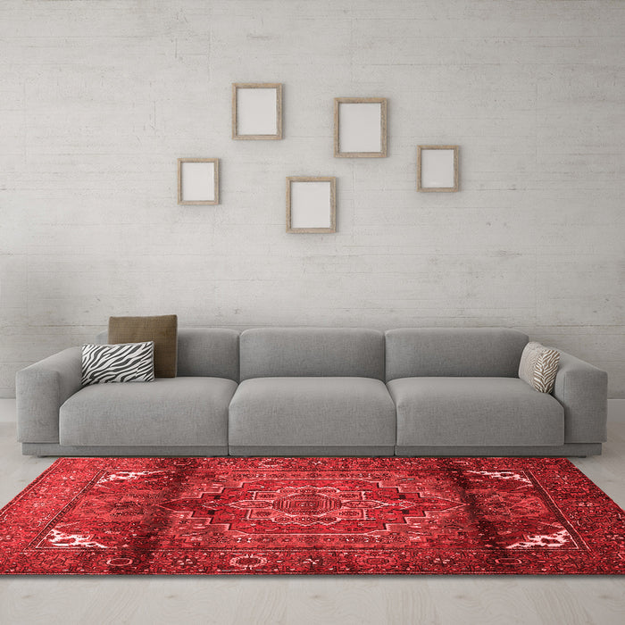Traditional Red Washable Rugs