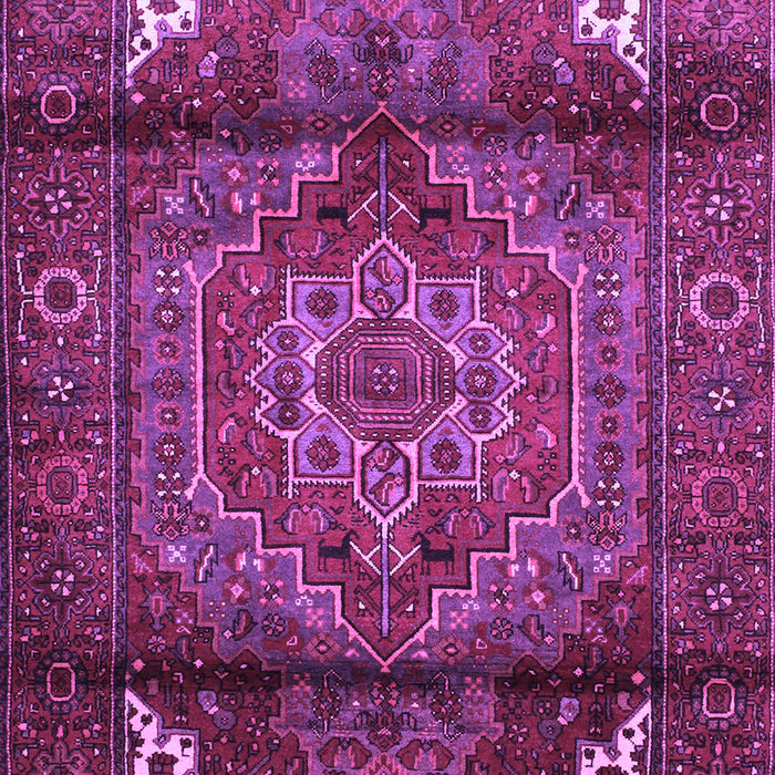 Machine Washable Persian Purple Traditional Area Rugs, wshtr109pur