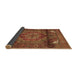 Sideview of Persian Brown Traditional Rug, tr109brn