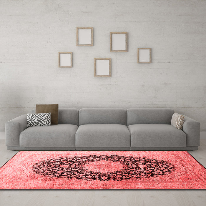 Traditional Red Washable Rugs