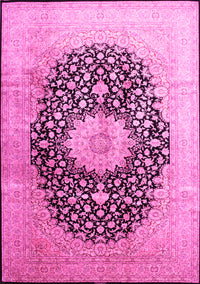 Medallion Pink Traditional Rug, tr10pnk