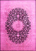 Medallion Pink Traditional Rug, tr10pnk