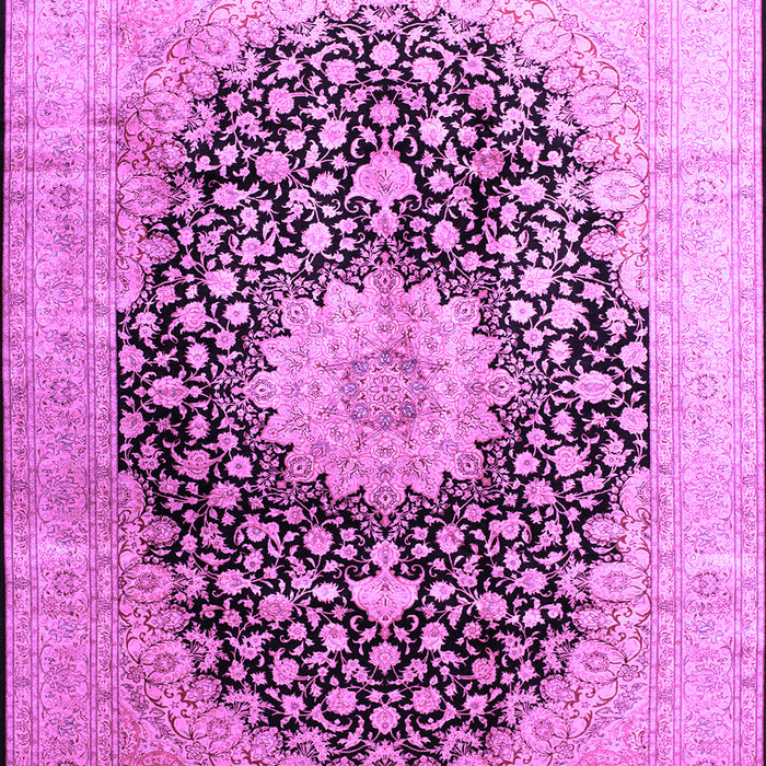 Medallion Purple Traditional Rug, tr10pur