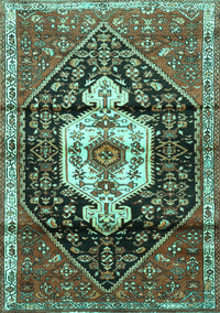 Persian Turquoise Traditional Rug, tr1100turq