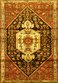 Persian Yellow Traditional Rug, tr1100yw