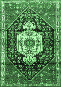 Persian Emerald Green Traditional Rug, tr1100emgrn