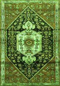 Persian Green Traditional Rug, tr1100grn