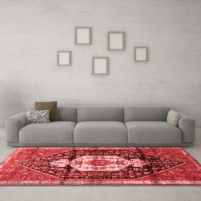 Traditional Red Washable Rugs