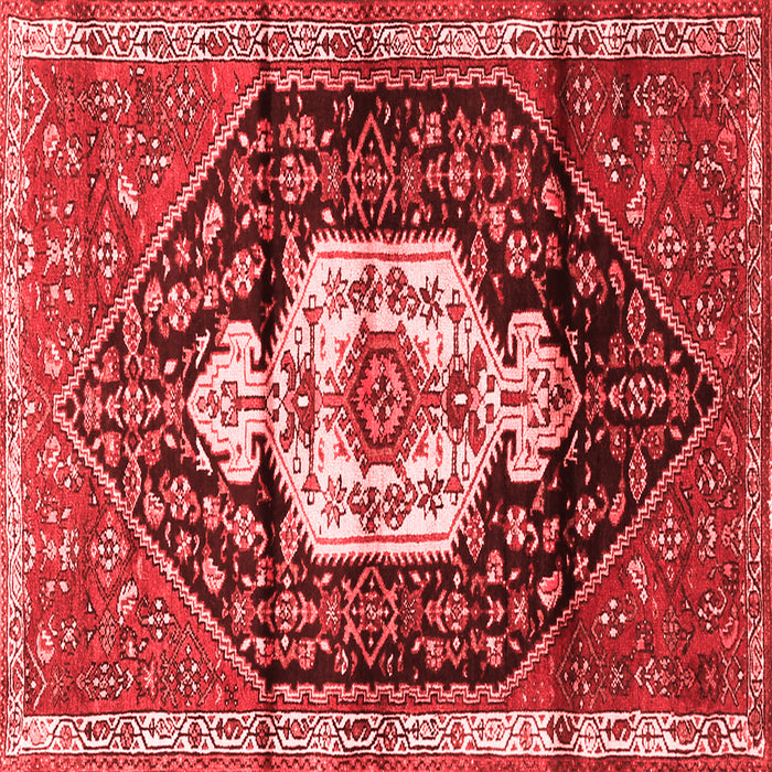 Machine Washable Persian Red Traditional Rug, wshtr1100red