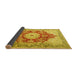 Sideview of Persian Yellow Traditional Rug, tr1101yw