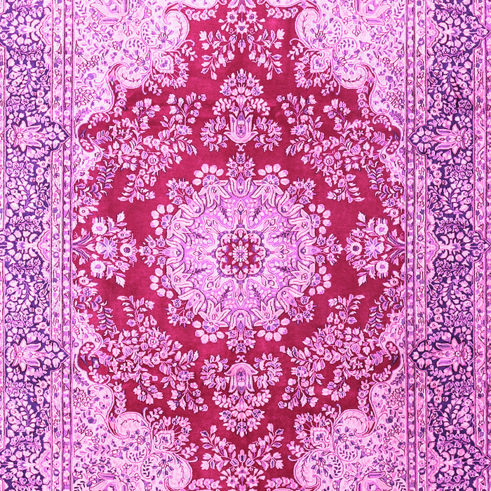 Machine Washable Persian Pink Traditional Rug, wshtr1101pnk