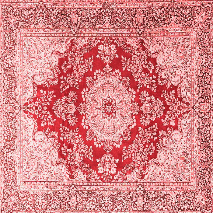 Machine Washable Persian Red Traditional Rug, wshtr1101red