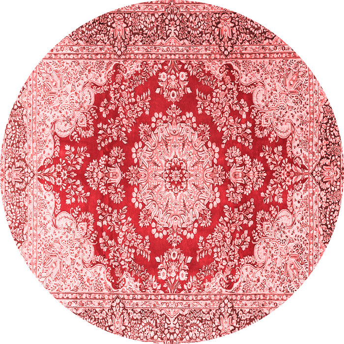 Machine Washable Persian Red Traditional Rug, wshtr1101red