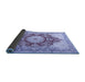 Sideview of Persian Blue Traditional Rug, tr1101blu