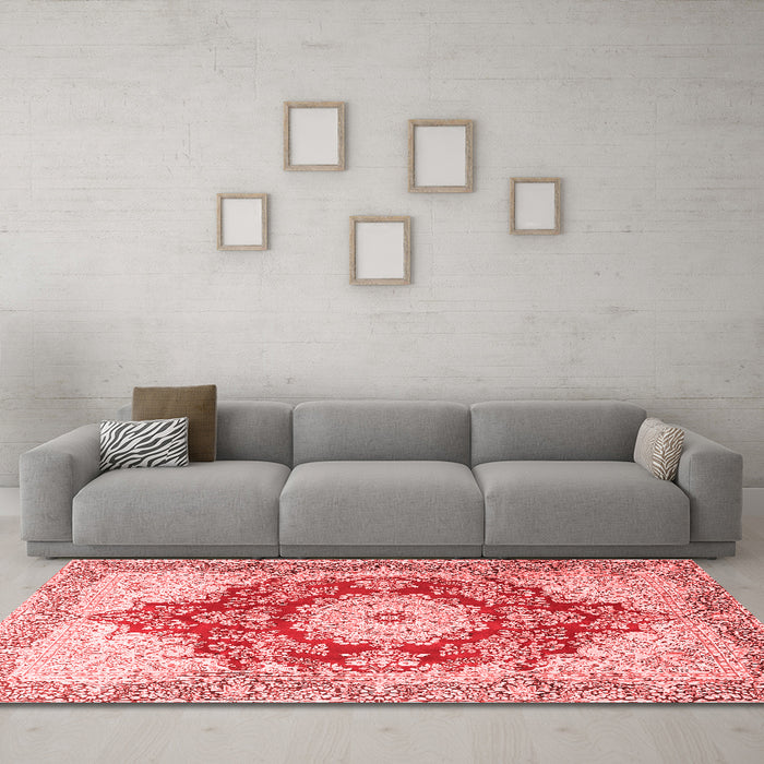 Traditional Red Washable Rugs