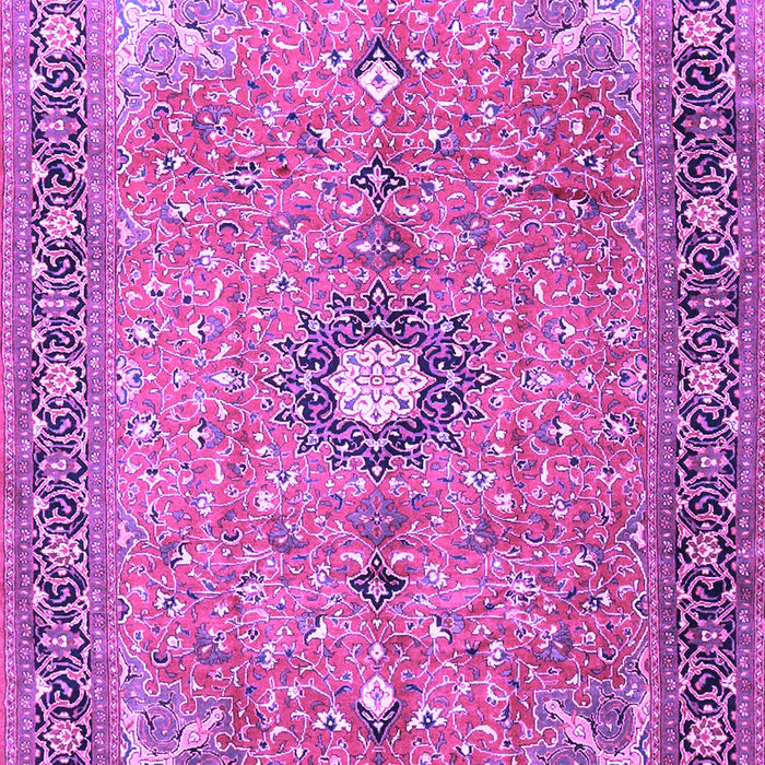 Machine Washable Persian Purple Traditional Area Rugs, wshtr1102pur