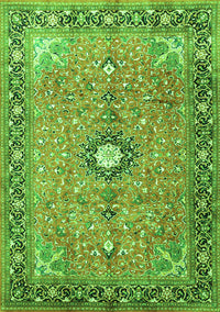 Persian Green Traditional Rug, tr1102grn