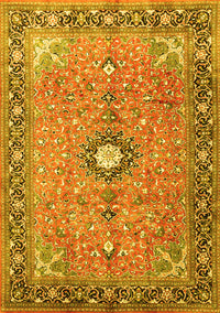 Persian Yellow Traditional Rug, tr1102yw