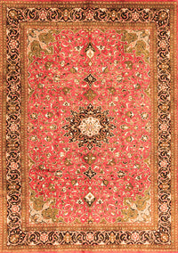 Persian Orange Traditional Rug, tr1102org