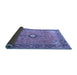 Sideview of Persian Blue Traditional Rug, tr1102blu