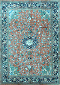 Persian Light Blue Traditional Rug, tr1102lblu