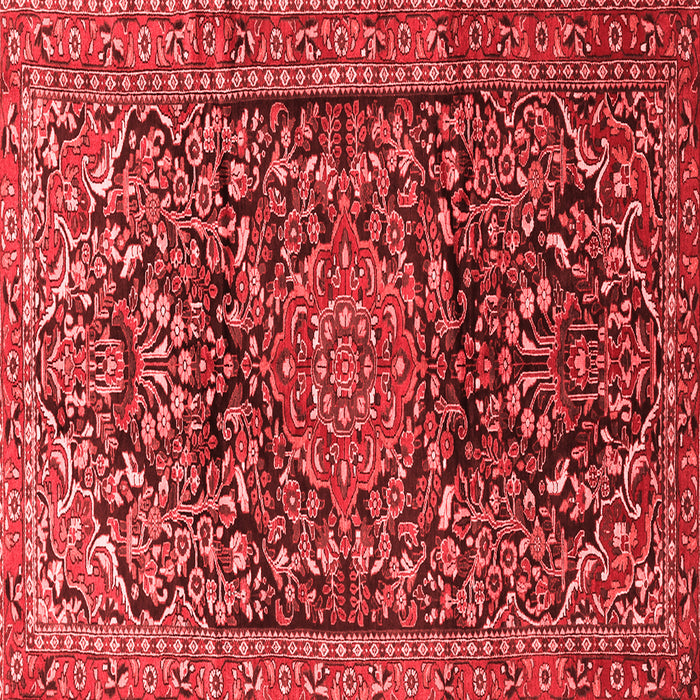 Machine Washable Persian Red Traditional Rug, wshtr1103red