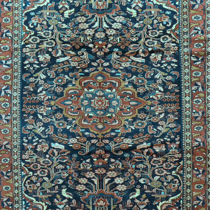 Persian Light Blue Traditional Rug, tr1103lblu
