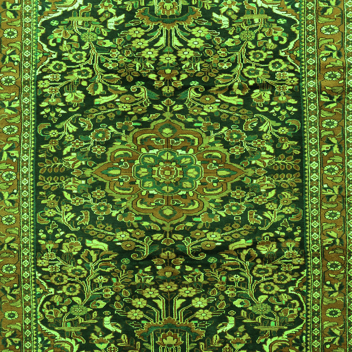 Persian Green Traditional Rug, tr1103grn