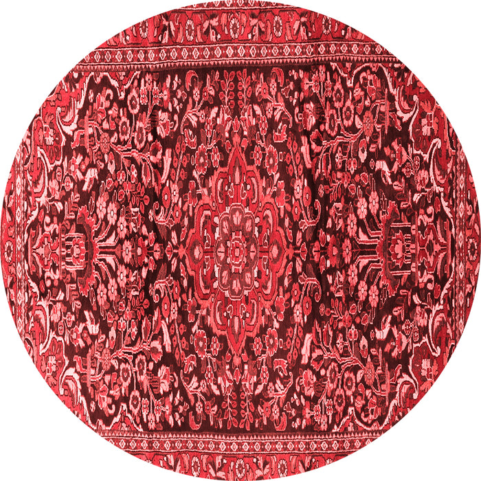 Machine Washable Persian Red Traditional Rug, wshtr1103red