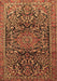 Persian Brown Traditional Rug, tr1103brn