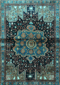 Persian Light Blue Traditional Rug, tr1104lblu