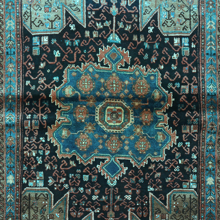 Persian Light Blue Traditional Rug, tr1104lblu