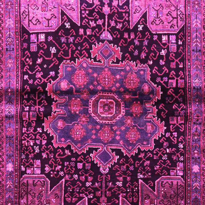 Machine Washable Persian Pink Traditional Rug, wshtr1104pnk