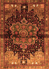 Persian Orange Traditional Rug, tr1104org