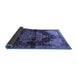 Sideview of Persian Blue Traditional Rug, tr1104blu